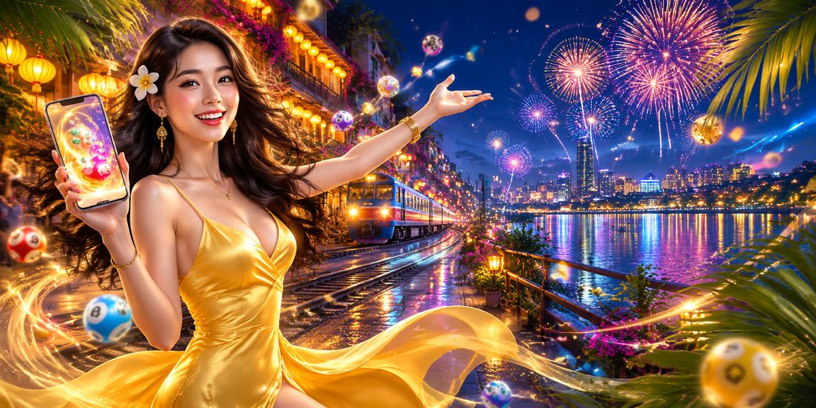 Không khí lễ hội xổ số Hà Nội với màn hình số trực tuyến